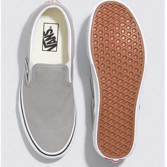 Women’s Gray Slip On Vans Size 7.5 - Picture 4 of 15